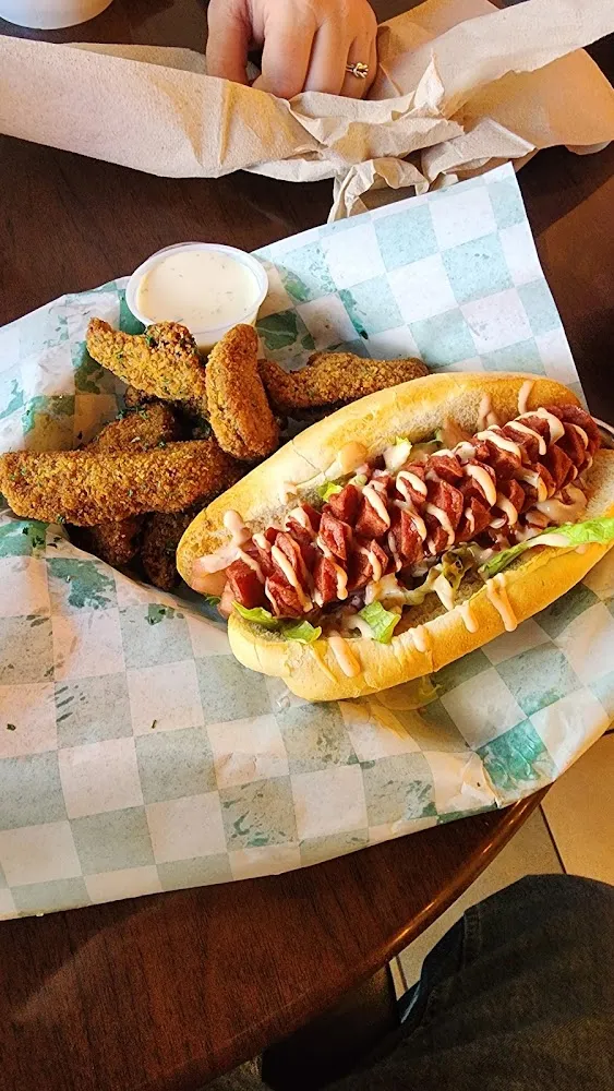 Deep Fry Dog with Mushrooms